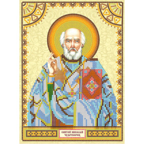 Святой Николай Схема для вышивки бисером иконы Абрис Арт ACK-047