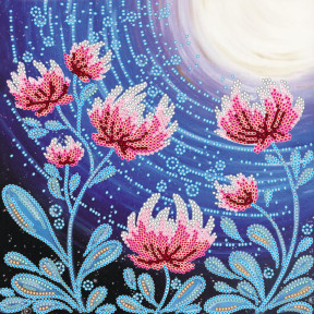Цветы под луной Схема для вышивки бисером Абрис Арт AC-562