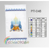 Пасхальний Заготовка для вишивання бісером рушника ТМ КОЛЬОРОВА РП-048