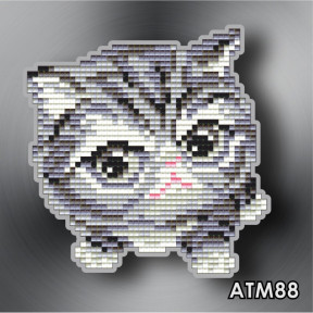 Котенок Магнит детский Алмазная техника АртСоло АТМ88