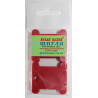 Шпули пластиковые для мулине (20шт), цвет-красный БП8