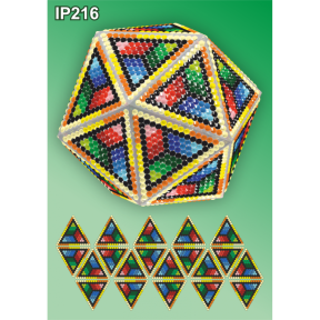 Калейдоскоп V2 3d Новогодний шар Набор для выкладки пластиковыми алмазиками Вдохновение IP216