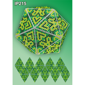 Графика икс 3d Новогодний шар Набор для выкладки пластиковыми алмазиками Вдохновение IP215