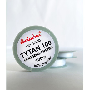 Нитка Ariadna Tytan 100. Біла 100м (котушка) 2500К