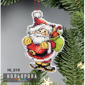 Праздник приближается Заготовка для вышивания новогодней игрушки ТМ КОЛЬОРОВА НI_019