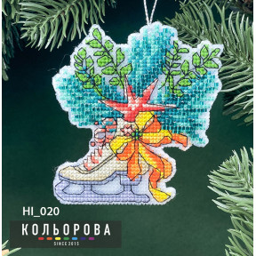 Зимняя сказка Заготовка для вышивания новогодней игрушки ТМ КОЛЬОРОВА НI_020
