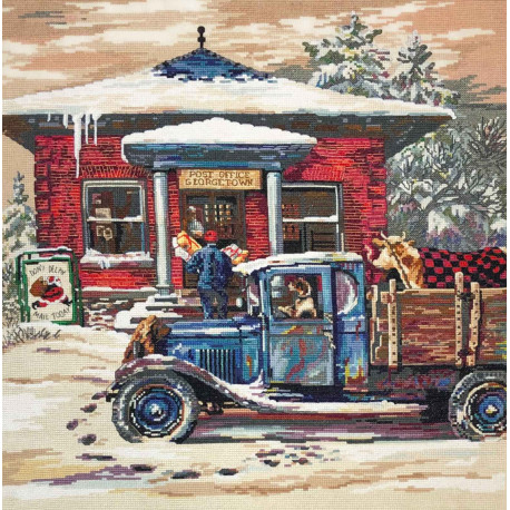 Новогодняя почта Набор для вышивания крестом Classic Design