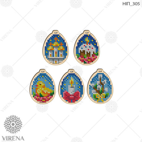 Набор пасхальных игрушек Virena НІП_305