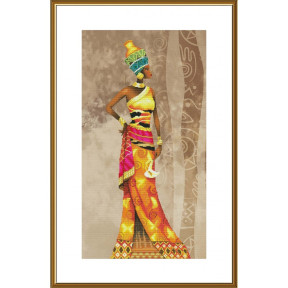 Африканская принцесса Набор для вышивания крестом Нова Слобода СР6252