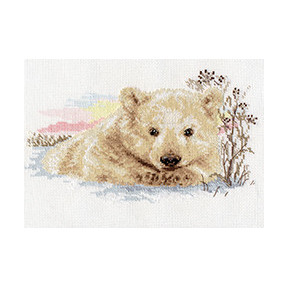Набор для вышивки крестом Алиса 1-19 Северный медвежонок