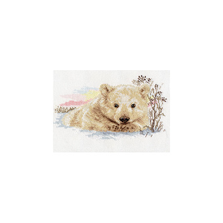Набор для вышивки крестом Алиса 1-19 Северный медвежонок фото