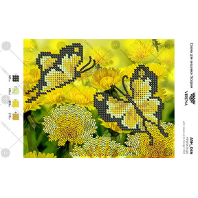 Бабочки Схема для вышивания бисером Virena А5Н_046