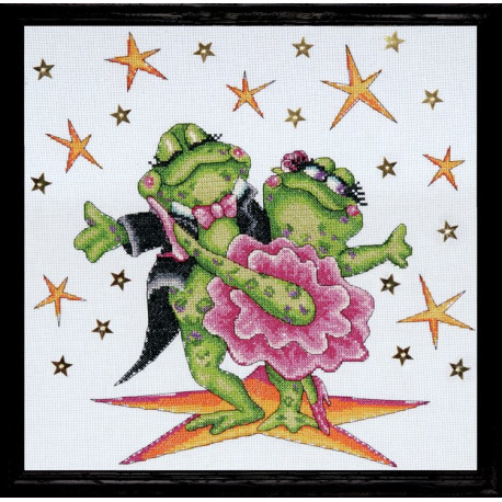 Набір для вишивання Design Works 2776 Dancing Frogs фото