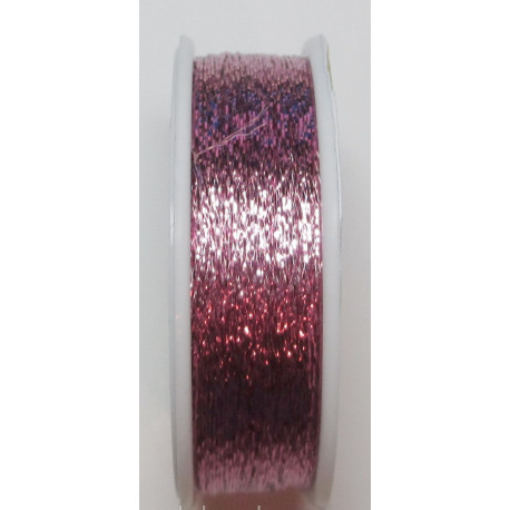 Металлизированная нить плоская Люрекс Адель 80-08 розовый