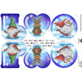 Іграшка з габардину Схема для вишивання бісером Virena А4Н_505