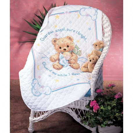 Набор для вышивания одеяла Dimensions 13065 Cuddly Bear Quilt