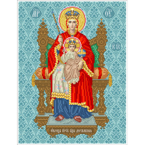 Пресвятая Богородица Государственная (большая) Набор для вышивания бисером БС Солес ПБД-В