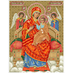 Пресвятая Богородица Всецарица Набор для вышивания бисером БС Солес ПБВ