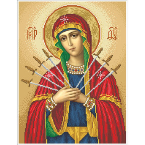 Богородица Семистрельная (большая) Набор для вышивания бисером БС Солес БС-В