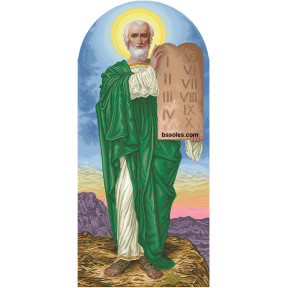 Пророк Моисей (ростовой) Набор для вышивания бисером БС Солес СПМ-ІЗ