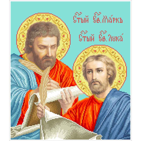 Евангелисты Марк и Лука Набор для вышивания бисером БС Солес