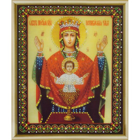 Икона Божей Матери Неупиваемая Чаша Набор для вышивания стразами Чарівна мить КС-149