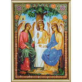 Икона Пресвятой Троицы Набор для вышивания стразами Чарівна мить КС-180