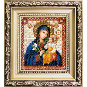 Ікона Божої Матері Нев'янучий колір Набір для вишивання ювелірним бісером Чарівна мить БЮ-012
