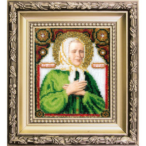 Ікона святої блаженної Матрони Московської Набір для вишивання ювелірним бісером Чарівна мить БЮ-009