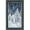 Набір для вишивки хрестиком Чарівна Мить М-173 Зимовий ліс фото