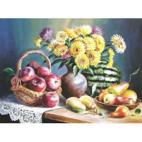 Осенний натюрморт Принт для художественной вышивки Alisena AL1034а