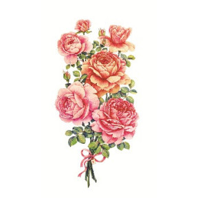 Розы Принт для художественной вышивки Alisena AL1012а