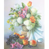 Цветы и фрукты Принт для художественной вышивки Alisena AL1013а
