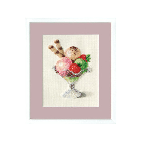 Набор для вышивки крестом Чарівна Мить М-188 Летний десерт фото