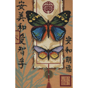 Набір для вишивання Dimensions 20065 Asian Butterflies