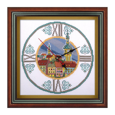 Набор для вышивки крестом Panna Ч-1580 Часы на старой ратуше