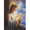 Дева Мария с Младенцем Набор для вышивки крестом Luca-S B617