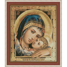 Святая Богородица Электронная схема для вышивания крестиком Р-0014ИХ