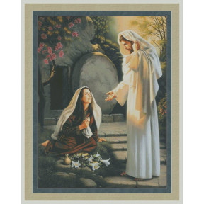 Иисус и Мария Магдалина Электронная схема для вышивания крестиком Р-0022ИХ