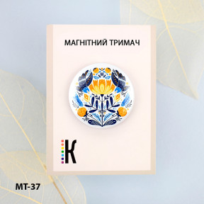 Цветочный орнамент Магнитный держатель для игл и схем ТМ КОЛЬОРОВА МТ-37