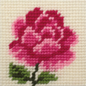 Троянда Набір для вишивання з пряжею Bambini X-2413