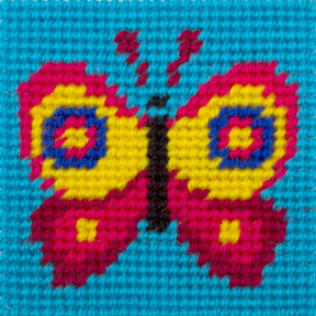 Метелик Набір для вишивання з пряжею Bambini X-2415