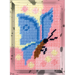 Метелик Набір для вишивання з пряжею Bambini X-2109