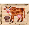 Корова Набор для вышивания с пряжей Bambini X-2123