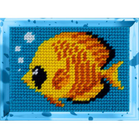 Рибка Набір для вишивання з пряжею Bambini X-2148