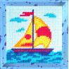 Кораблик Набор для вышивания с пряжей Bambini X-2033