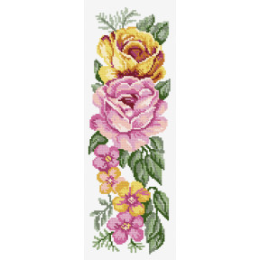 Класичні троянди Набірдля вишивання хрестиком Чарівниця N-1604