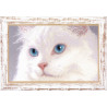 Схема для вышивания Чарівна Мить СБ-155 Белый кот фото