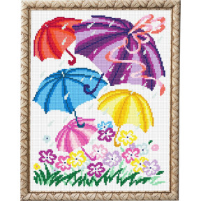 Летний дождь Набор для вышивания крестом Чарівниця N-1921