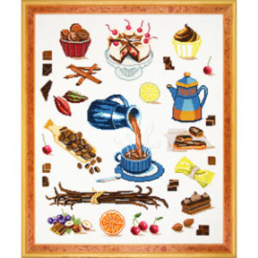 Натюрморт «Шоколад» Набор для вышивания крестом Чарівниця N-5006